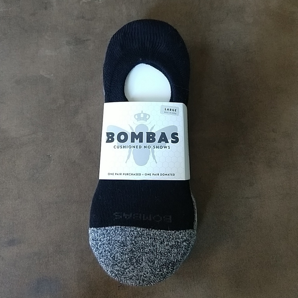 NWT Bombas Large No Shows 4-pack